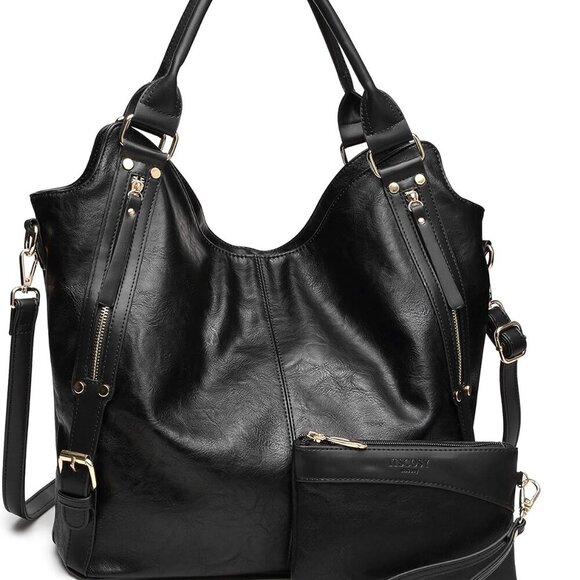 Women Tote Bag Handbags PU Leather Fashion Hobo Shoulder Bags with Adjustable Sh - Picture 1 of 7